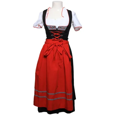 Dirndl (Sort, Rød, Hvid) fra Wenger Bomuld, Polyester