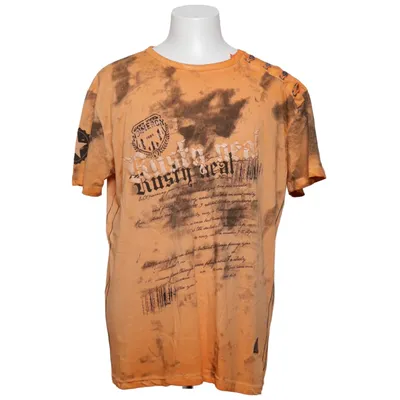 T-shirt (Orange, Sort) fra Rusty Neal