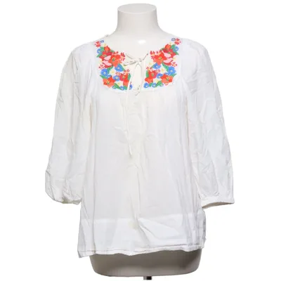Blouse (Wit, Meerkleurig) van The Garden Collection by H&M Organisch katoen