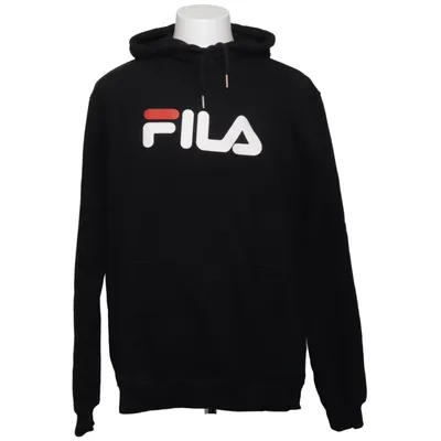 Sweat à capuche (Noir) de Fila Coton, Polyester