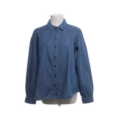 Denim blouse (Blauw) van Design by kappAhl Katoen