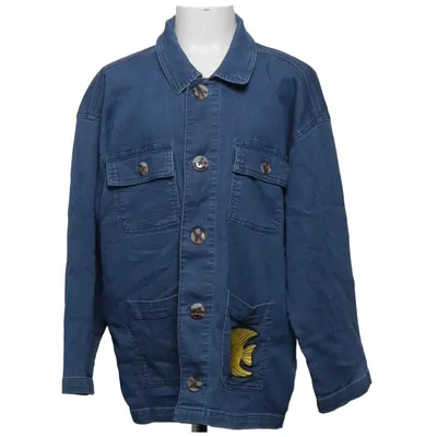 Denimjakke (Blå) fra Mini Rodini Bomuld, Elastan
