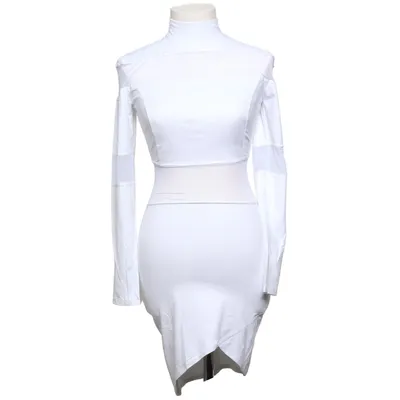 Robe (Blanc) de Chiara Coton, Élasthane