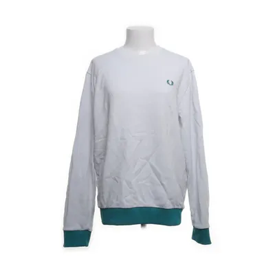 Collegetröja (Vit) från Fred Perry Bomull, Elastan, Polyester
