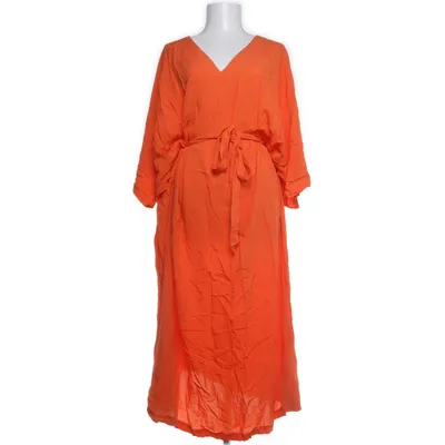 Långklänning (Orange) från XLNT by KappAhl Viskos, Polyester