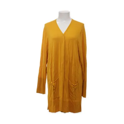 Cardigan cache-cœur (Jaune) de Samoon Coton, Viscose