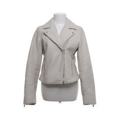 Biker jacket (Beige) from Abercrombie & Fitch Polyester, Viscose