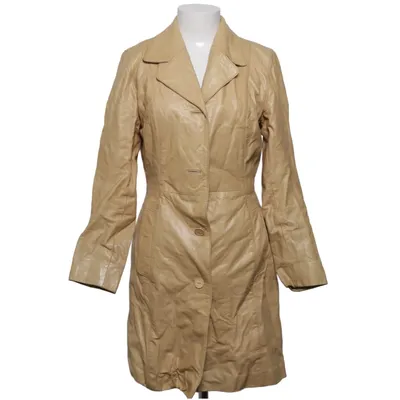 Coat (Beige) from Roco Baroco Leather, Polyester