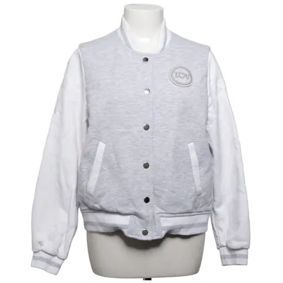 Veste universitaire (Gris, Blanc) de By o la la..! Coton, Polyester
