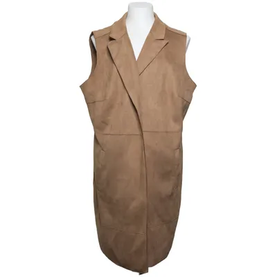 Vest (Beige) fra Emilia Lay Elastan, Polyester