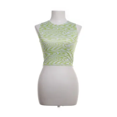 Crop top (Turquoise, Green) from Kollyy Elastane, Polyester