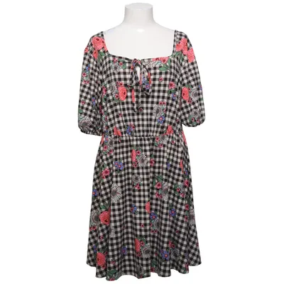 Dress (White, Black, Multicolored) from Simply Be Elastane, Polyester