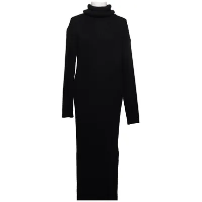 Jurk met col (Zwart) van Impress Acryl, Alpacawol, Polyester