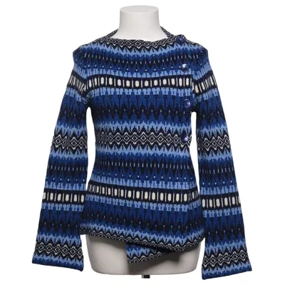 Cardigan (Blue, White, Black) from Jumperfabriken Wool