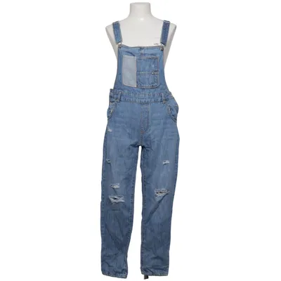 Tuinbroek (Blauw) van Bershka_BSKGIRL