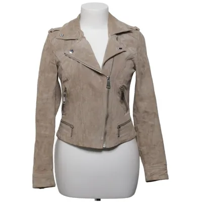 Bikerjakke (Beige) fra Vero Moda Læder, Polyester