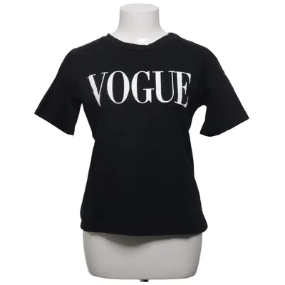 T-shirt (Zwart) van Pretty Body Katoen