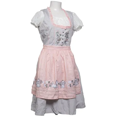 Dirndl (Grå, Rosa, Vit) från EMP Bomull