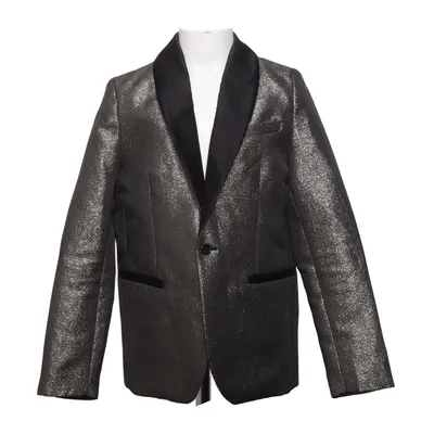 Blazer (Black, Gold) from H&M Polyester, Cotton