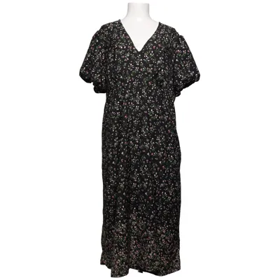 Långklänning (Svart, Flerfärgad) från Simply Be Polyester