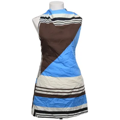 Jurk (Blauw, Bruin, Wit) van Zara Katoen