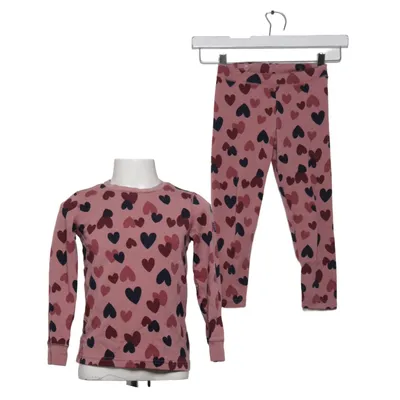 Pyjamasz (Pink, Flerfarvet) fra Polarn O. Pyret Økologisk bomuld, Polyamid, Uld