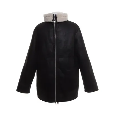 Shearling jacket (Black) from Mango Polyester