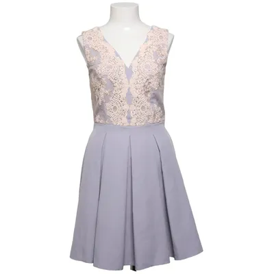 Cocktailklänning (Grå, Rosa) från Haga Elastan, Polyester