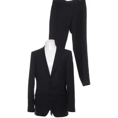 Suit (Black) from Giorgio Polyester, Viscose, Wool