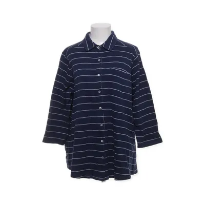 Skjorta (Blå, Vit) från Lands' End Bomull