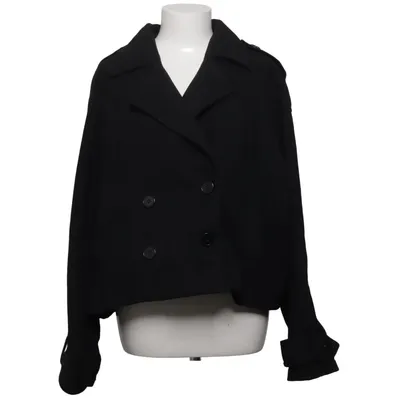 Caban (Noir) de Divided by H&M Polyester, Laine