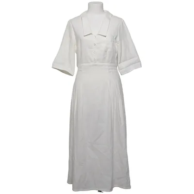 Robe chemise (Blanc) de Camilla Norrback Coton biologique