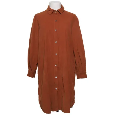 Robe chemise (Marron) de Lens Coton