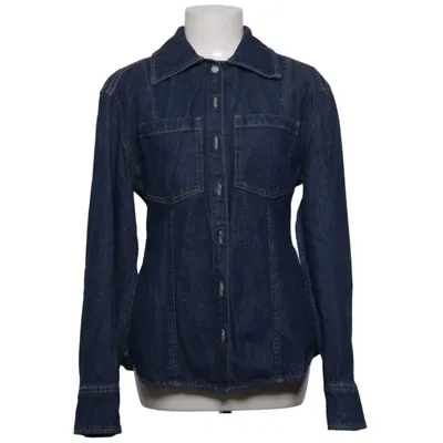 Denim blouse (Blauw) van & Other Stories Katoen