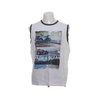 Tank Top (White, Blue, Multicolored) from Roadsign Australia Cotton