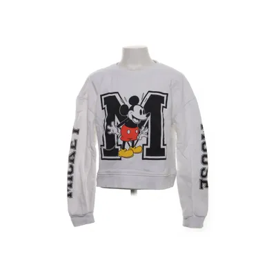 Collegetröja (Vit, Flerfärgad) från Mickey Mouse Bomull