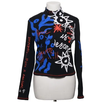 Langærmet t-shirt (Sort, Flerfarvet) fra Desigual