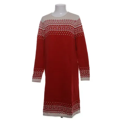 Kjole (Rød, Beige) fra Lands' End Bomuld, Polyamid, Viscose