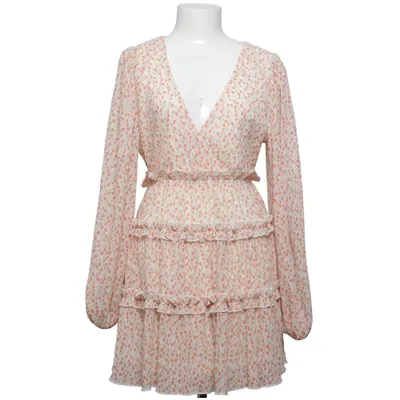 Dress (Beige, Red) from Anika Teller x NA-KD Polyester