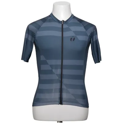 Bicycle shirt (Gray, Blue) from Trimtex Elastane, Polyester