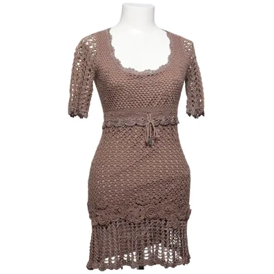Kjole (Brun) fra Karen Millen Bomuld, Elastan, Polyester, Viscose