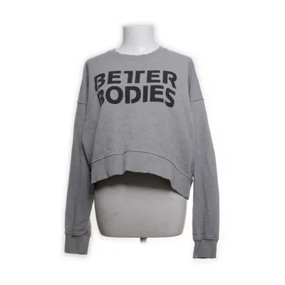 Collegetröja (Grå) från Better Bodies Bomull, Polyester