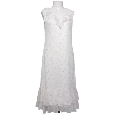 Dress (White, Pink) from Comfort Fashion Quality Polyester