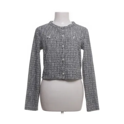 Kofta (Svart, Vit) från H&M Polyester, Viskos, Elastan