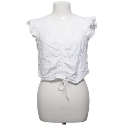 Crop top (Hvid) fra Pieces Bomuld, Linned, Viscose