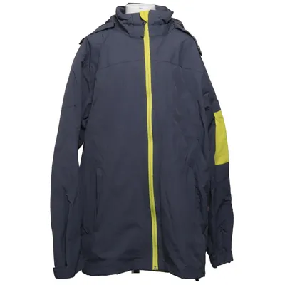 Outdoor jacket (Gray, Yellow) from Oxylane Polyamide, Polyester