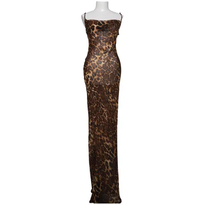 Robe longue (Marron, Noir) de Aya-s