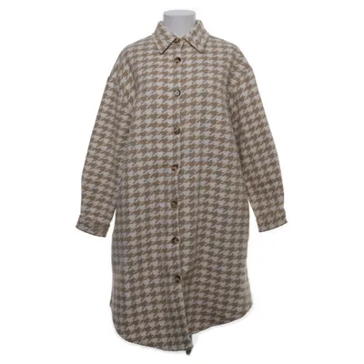 Jas (Beige, Wit, Meerkleurig) van Drôle de Copine Polyester, Wol