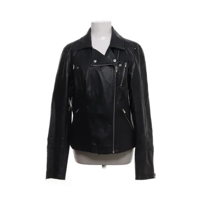 Bikerjacka (Svart) från ONLY Polyuretan, Viskos