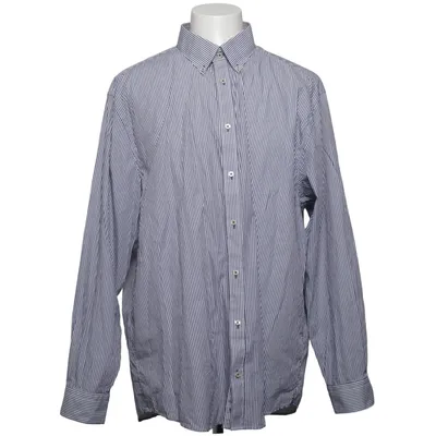 Shirt (Blue, White) from Dressmann Cotton